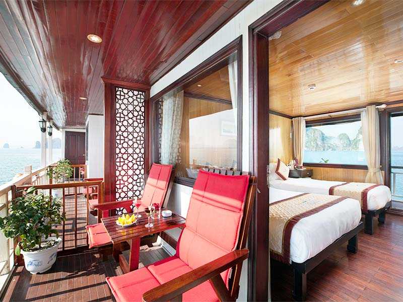 Suite Ocean View - 2 Pax/ Cabin (Location: 2nd Deck - Private Balcony)